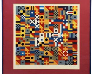 Signed Eduardo Sanz âComposition" Serigraph