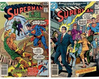 Pair of 1978/1979 Superman DC Comic Books