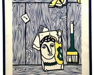 Vintage Roy Lichtenstein Lithograph On Paper