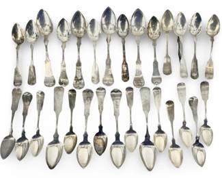 29pc Sterling Silver Spoon Collection