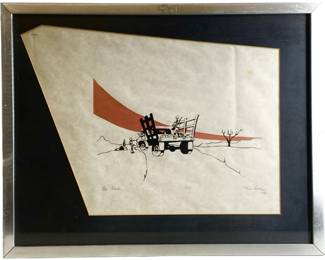 Tom Diaz Signed âThe Truck" lithocut