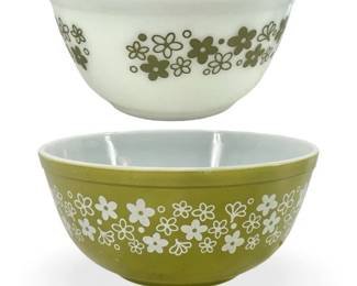 4pc Vintage Pyrex Mixing Bowls