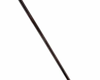 Vintage Wooden Estate Cane with Curved Handle