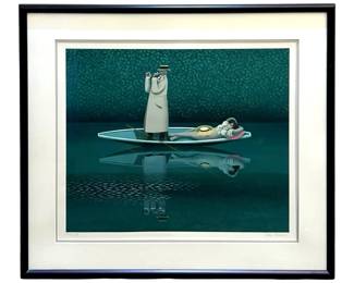 Signed Jan Balet Vintage Lithograph