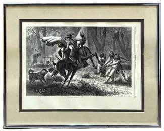 1874 Harperâs Weekly W.M. Cary Etching