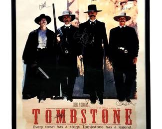 Autographed Tombstone Movie Poster