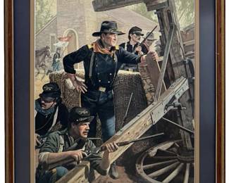 Stivers âThe Wait at Vicksburg" John Wayne Print