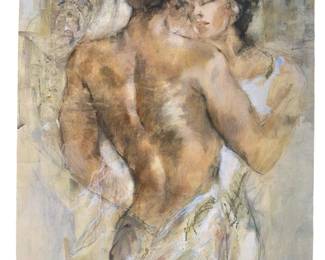 Signed Gary Benfield âLâAmour" lithograph