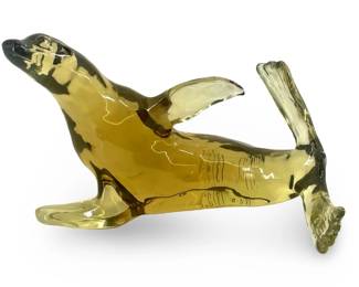 LE Signed Wyland Artistic Lucite Seal 13/450