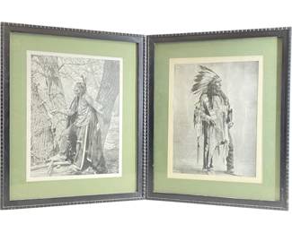 Pair of Herman Heyn Native American Photograph