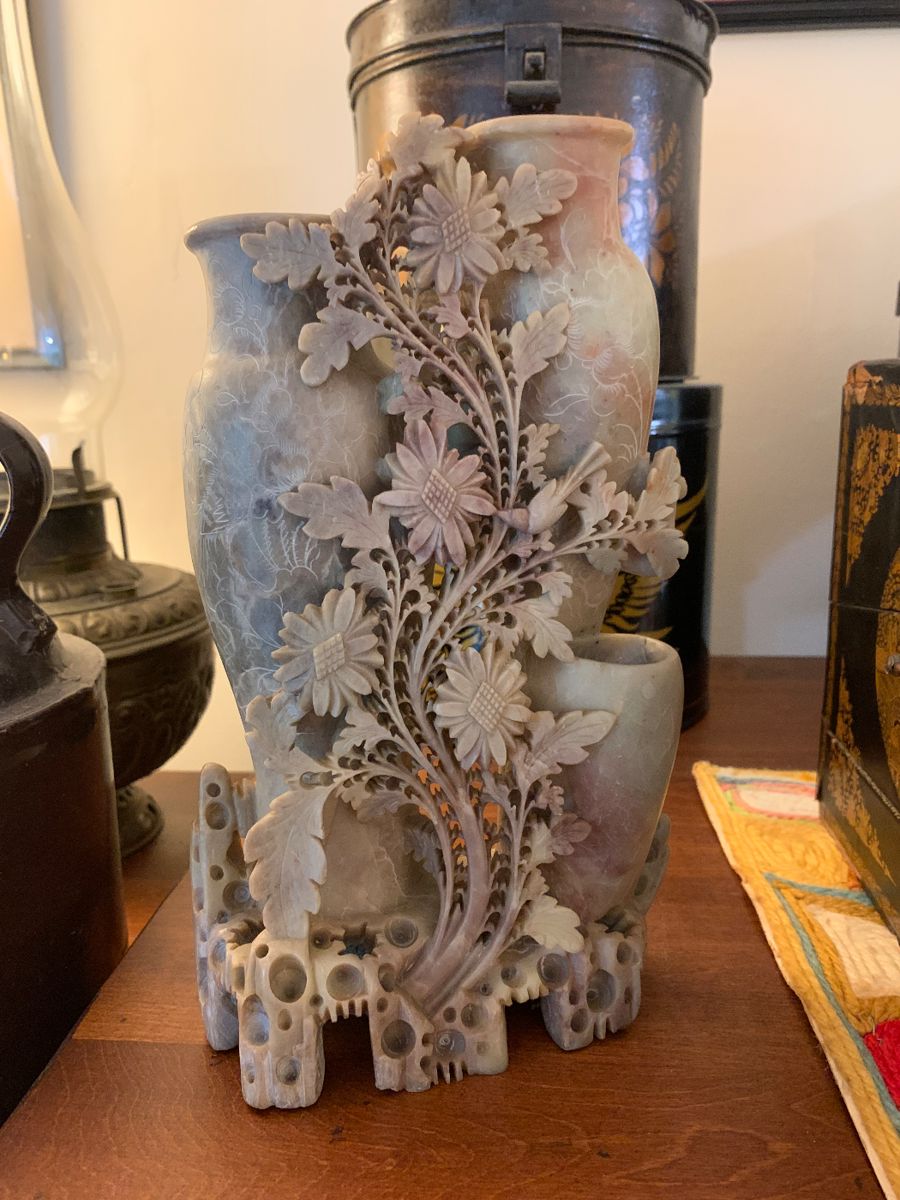 Large soapstone carving