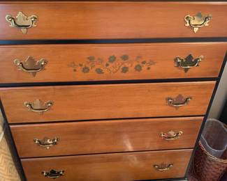 tole painted dresser