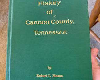 Cannon County, TN history book
