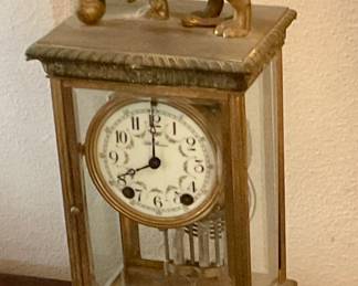 Seth Thomas brass clock