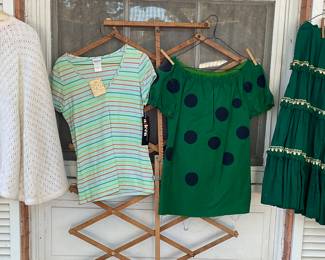 Vintage cape, blouses, long skirt