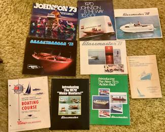 1970’s boat brochure’s