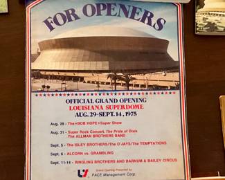 Grand opening of Super Dome book