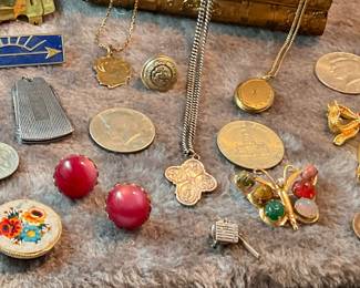 Coins and jewelry