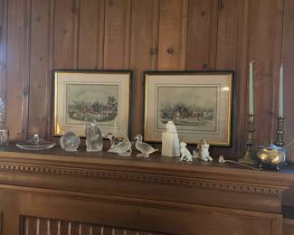 Lalique, Steuben , Baccarat, Limoges… 
Johnson brothers … 