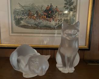 Kitties, Lalique… 