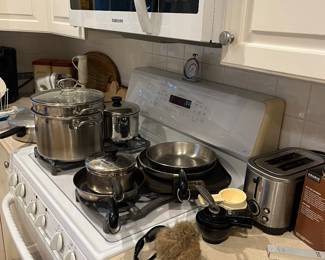 Lots of pots and pans …