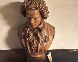 Bust of German composer Lud Van Beethoven… 