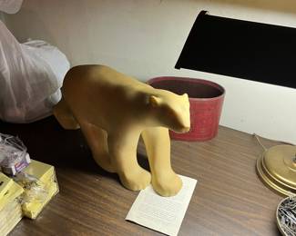 Cast resin Polar bear by Pompan for the … Moma collection …