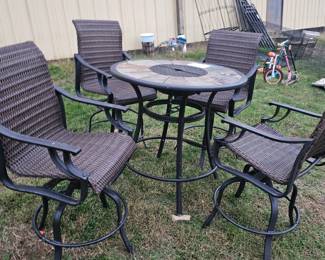 PATIO TABLE AND CHAIRS