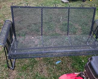 WROUGHT IRON GLIDER