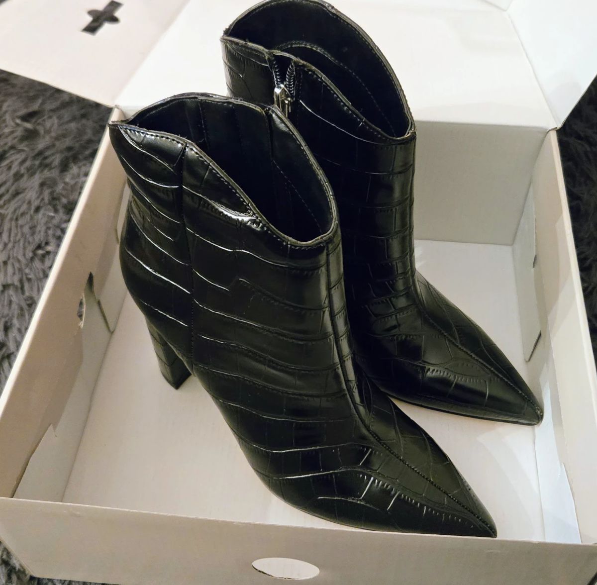 black boots