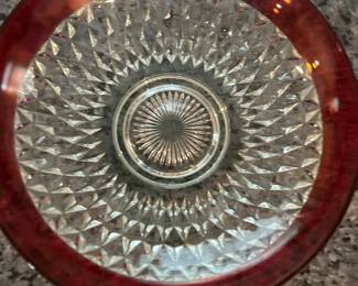 Beautiful antique glass bowl