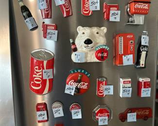 Coca Cola fridge magnets(refrigerator not for sale)