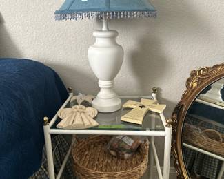 Table and lamp