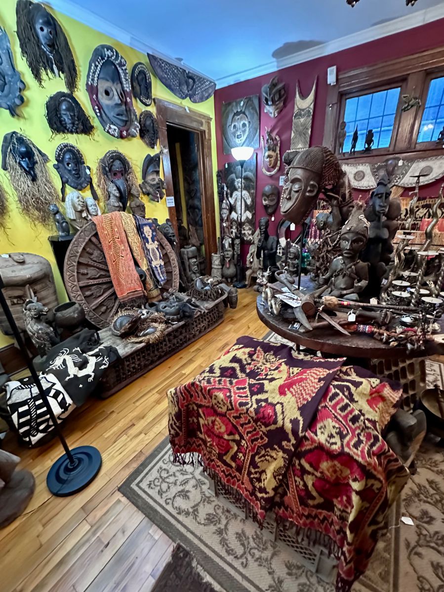 One of four small rooms packed with our beautiful collection.. 