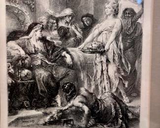 We have hundreds of antique lithographs, etching, illustrations depicting, a wide range of subject matter. We have a few matted in our collection will be available sometime next year.