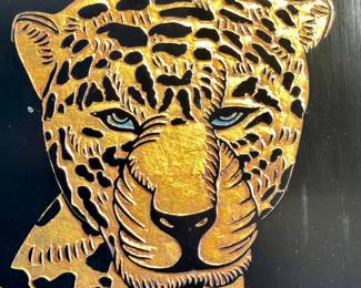 This is a wooden lacquered screen {4 sections}  fantastic vintage original.  Original 1980's price was $2800  .  ...  there is a little wear and tear that is expected with its age.   one of these original screens was used in several Hollywood movie sets.  An amazing find would go wonderful in art deco or Art Nouveau room