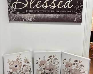 Blessed Home 3 Florals