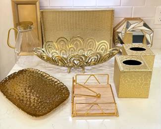 Gold Dining Room Decor
