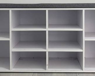 Ten Compartment Storage Bench