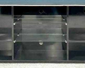 Black Glossy Top TV Stand