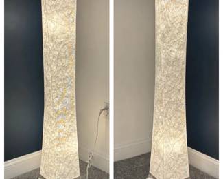 Slim Waist Floor Lamp Pair