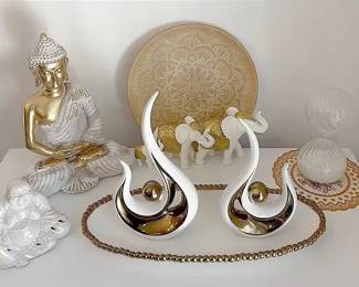 Gold White Decor