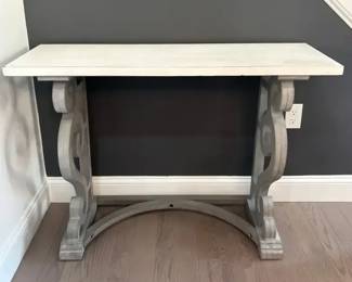 Console Table With Scrolled Base