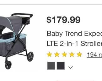 Baby Trend Expedition 2-in-1 Stroller. Gently used. Great shape. Our Price $100