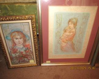 Both both are limited edition right is signed & numbered