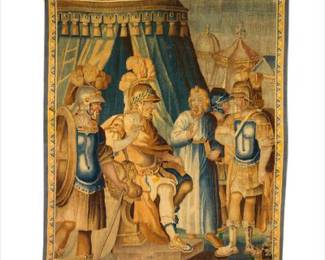Antique Continental Figural Tapestry, ca. 1900s