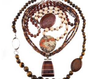 4 strands of beads