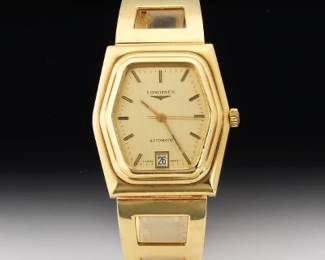 Longines 18K Head on 18K Bracelet Automatic Wristwatch
