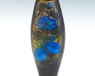 Emile Galle Cameo Glass Vase