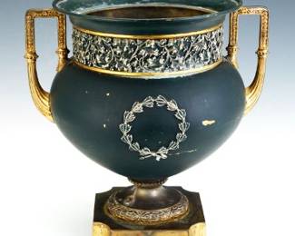 French NeoClassical Mix Metals Cache Pot Planter, ca. 19th Century
